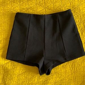 Forever 21 high waisted black booty shorts
